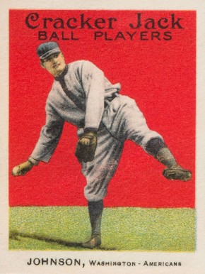 1915 Cracker Jack JOHNSON, Washington-Americans #57 Baseball Card