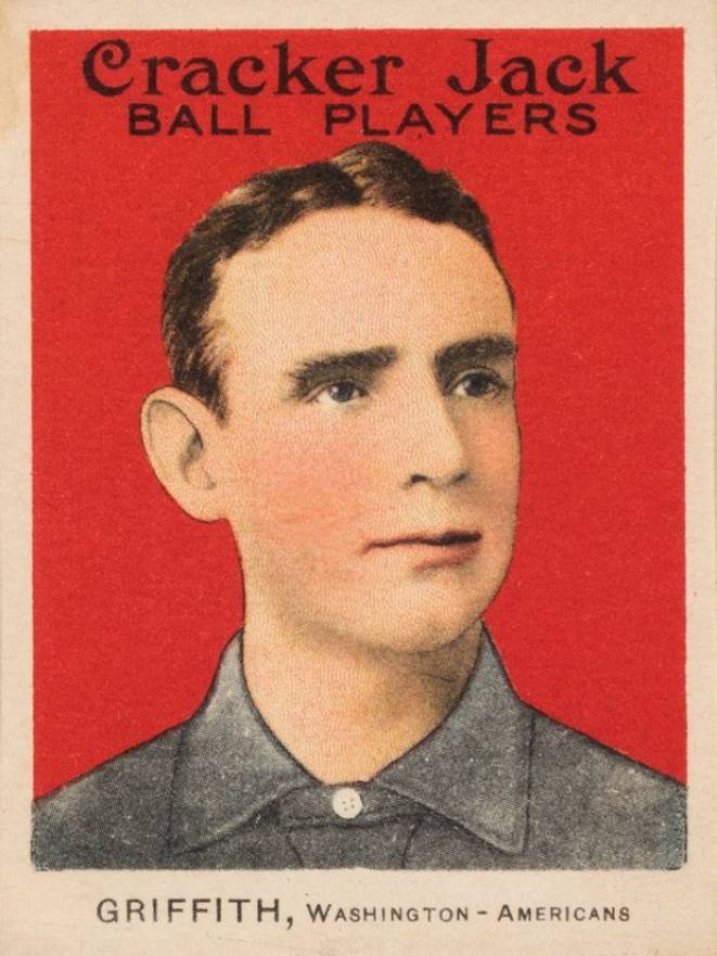 1915 Cracker Jack GRIFFITH, Washington-Americans #167 Baseball Card
