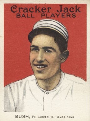 1915 Cracker Jack BUSH, Philadelphia-Americans #166 Baseball Card