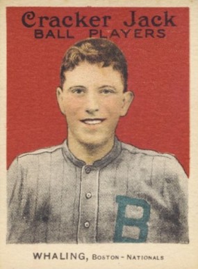 1915 Cracker Jack WHALING, Boston-Nationals #163 Baseball Card