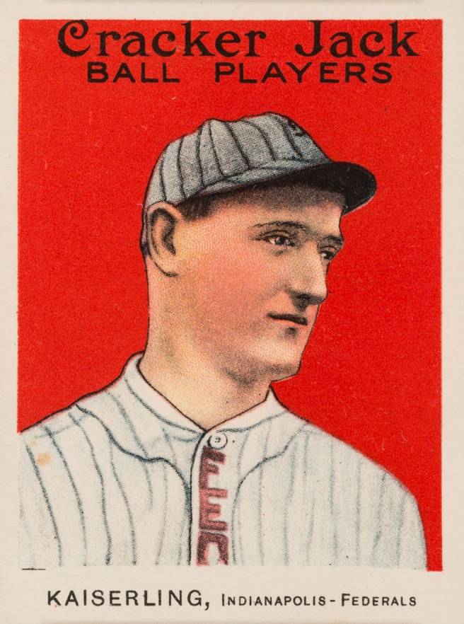 1915 Cracker Jack KAISERLING, Indianapolis-Federals #157 Baseball Card
