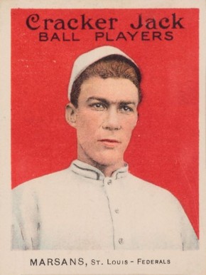 1915 Cracker Jack MARSANS, St. Louis-Federals #134 Baseball Card
