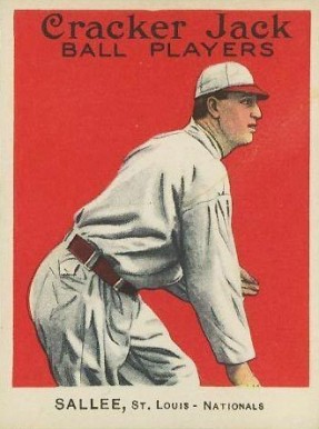 1915 Cracker Jack SALLEE, St. Louis-Nationals #123 Baseball Card
