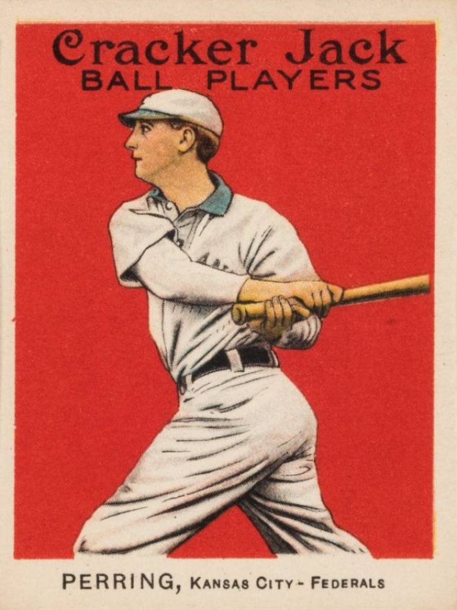 1915 Cracker Jack PERRING, Kansas City-Federals #119 Baseball Card