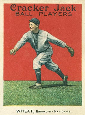 1915 Cracker Jack WHEAT, Brooklyn-Nationals #52 Baseball Card