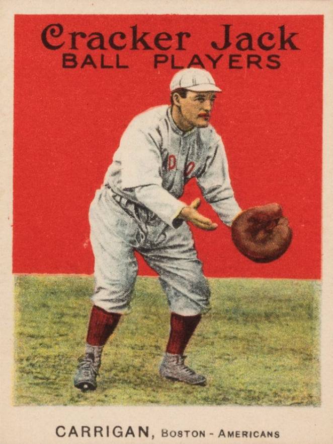 1915 Cracker Jack CARRIGAN, Boston-Americans #27 Baseball Card