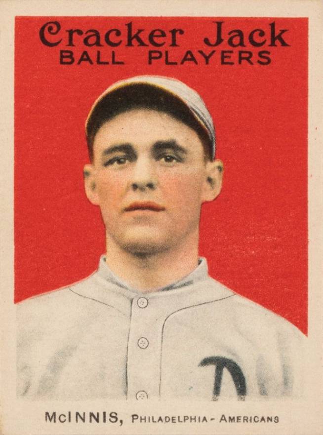 1915 Cracker Jack McINNIS, Philadelphia-Americans #10 Baseball Card