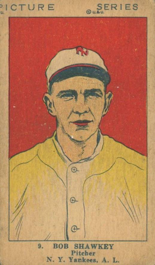 1923 Strip Card Bob Shawkey #9 Baseball Card