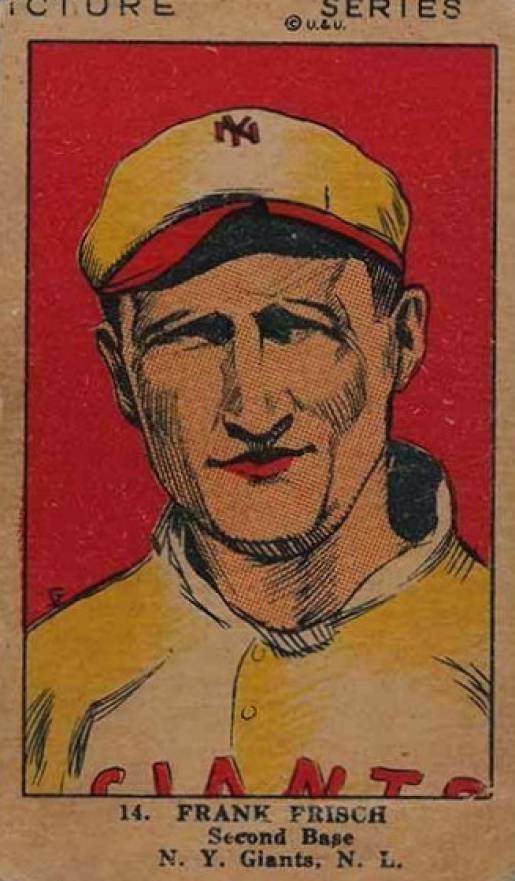 1923 Strip Card Frank Frisch #14 Baseball Card