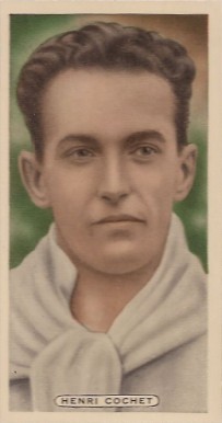 1935 Ardath Tobacco Cricket, Tennis & Golf Henri Cochet #38 Other Sports Card