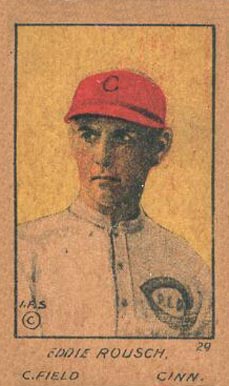 1920 Strip Card Eddie Rousch #29 Baseball Card