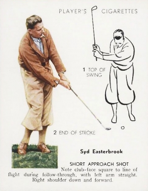 1939 John Player & Sons Syd Easterbrook #15 Golf Card