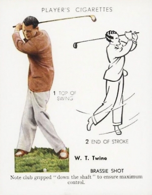 1939 John Player & Sons W.T. Twine #23 Golf Card