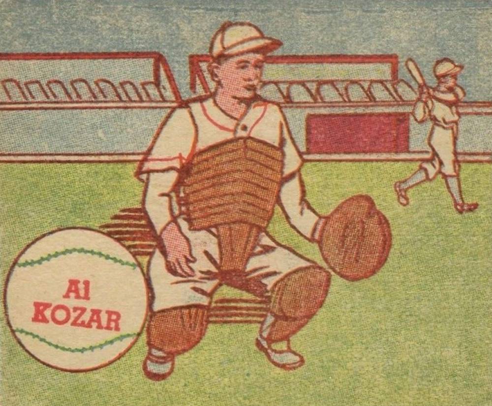 1949 R302-2 M.P. & Co. Al Kozar # Baseball Card