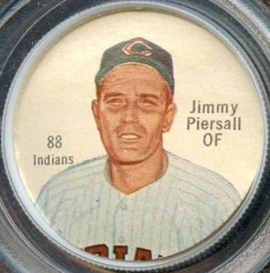 1962 Salada-Junket Coin Jim Piersall #88 Baseball Card