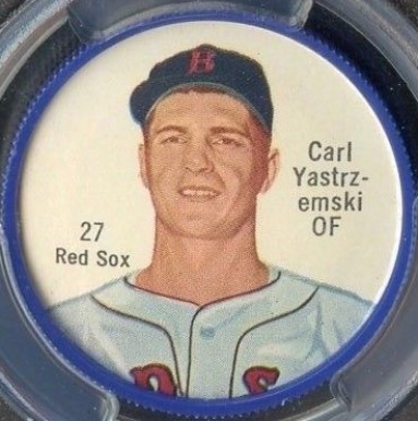 1962 Salada-Junket Coin Carl Yastrzemski #27 Baseball Card