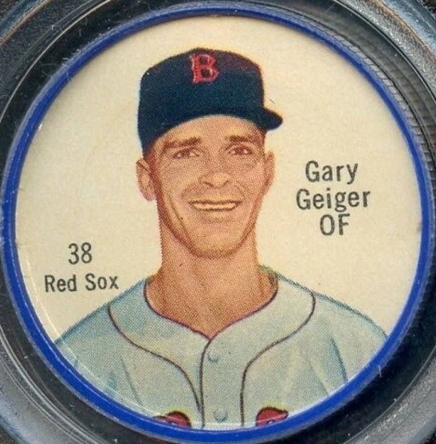 1962 Salada-Junket Coin Gary Geiger #38 Baseball Card