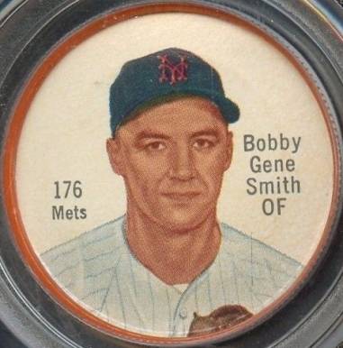 1962 Salada-Junket Coin Bobby Gene Smith #176 Baseball Card