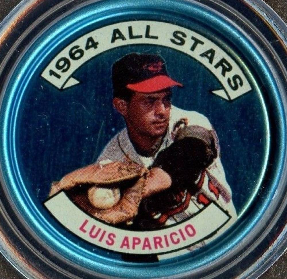 1964 Topps Coins Luis Aparicio #127 Baseball Card