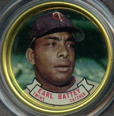 1964 Topps Coins Earl Battey #101 Baseball Card