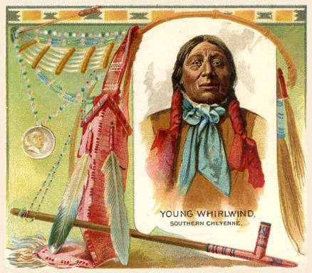 1888 N36 Allen & Ginter American Indian Young Whirlwind # Non-Sports Card