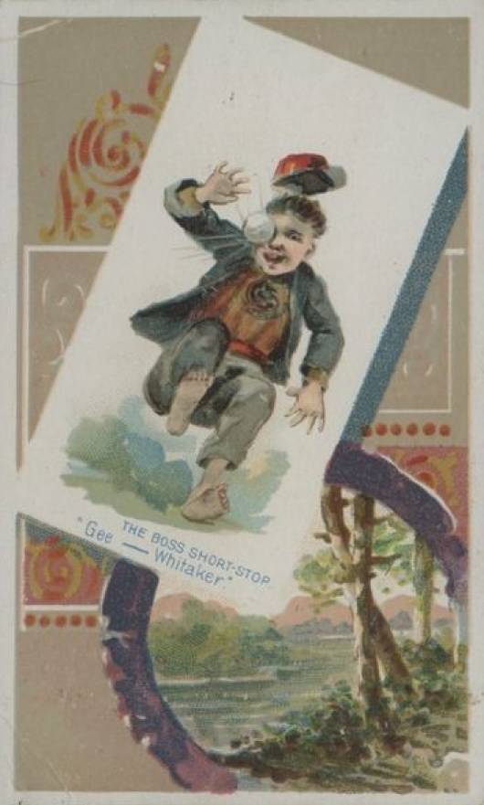 1889 Honest Long Cut Terrors Of America The boss short-stop. Gee-whitaker # Non-Sports Card