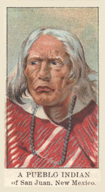 1910 Dockman & Son Wild West Gum A Pueblo Indian #1 Non-Sports Card