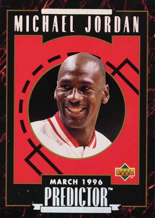 1995 Upper Deck Predictor Player of Month Michael Jordan #R4 Basketball Card