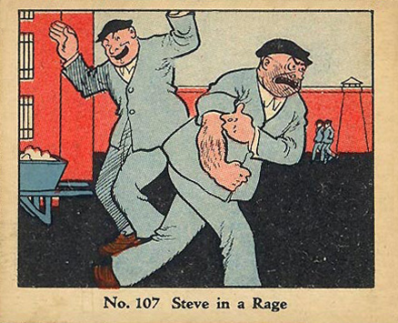1937 Dick Tracy Steve In A Rage #107 Non-Sports Card