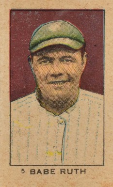 1921 Strip Card Babe Ruth #5 Baseball Card