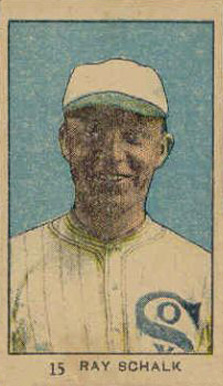 1921 Strip Card Ray Schalk #15 Baseball Card