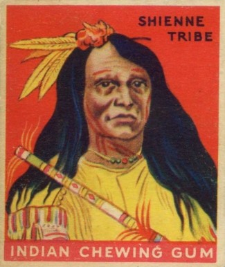 1933 Indian Gum Chief of the Shienne Tribe #1 Non-Sports Card