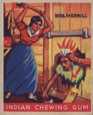 1933 Indian Gum Mrs. Merrill #65 Non-Sports Card