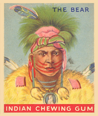 1933 Indian Gum The Bear #75 Non-Sports Card