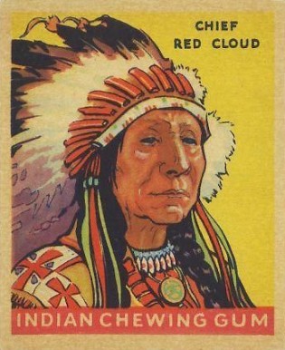 1933 Indian Gum Chief Red Cloud #192 Non-Sports Card