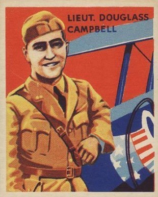 1934 National Chicle Sky Birds Lt. Douglass Campbell #17 Non-Sports Card