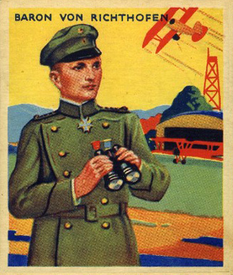 1934 National Chicle Sky Birds Baron Manfred Von Richthofen #23 Non-Sports Card