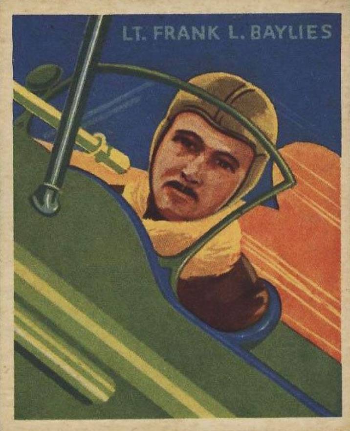 1934 National Chicle Sky Birds Lt. Frank Baylies #24 Non-Sports Card