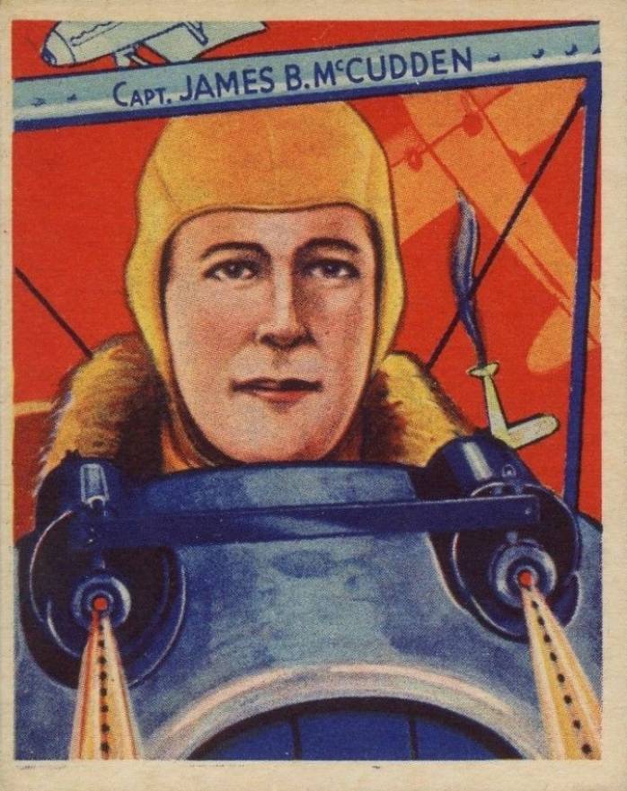 1934 National Chicle Sky Birds Capt. James B. McCudden #38-48 Non-Sports Card