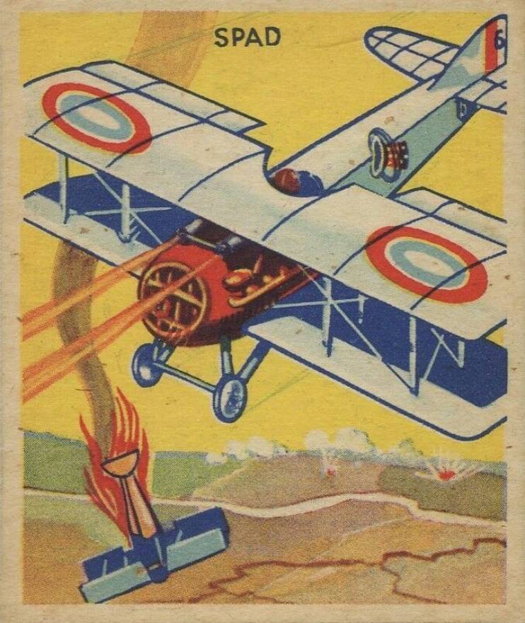 1934 National Chicle Sky Birds Spad #41-48 Non-Sports Card