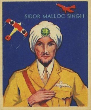 1934 National Chicle Sky Birds Sidor Malloc Singh #67 Non-Sports Card