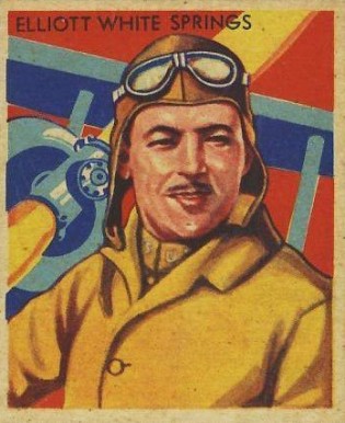 1934 National Chicle Sky Birds Elliot White Springs #75 Non-Sports Card