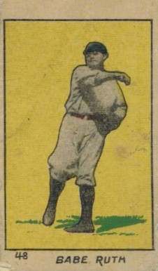 1920 Strip Card Babe Ruth #48 Baseball Card
