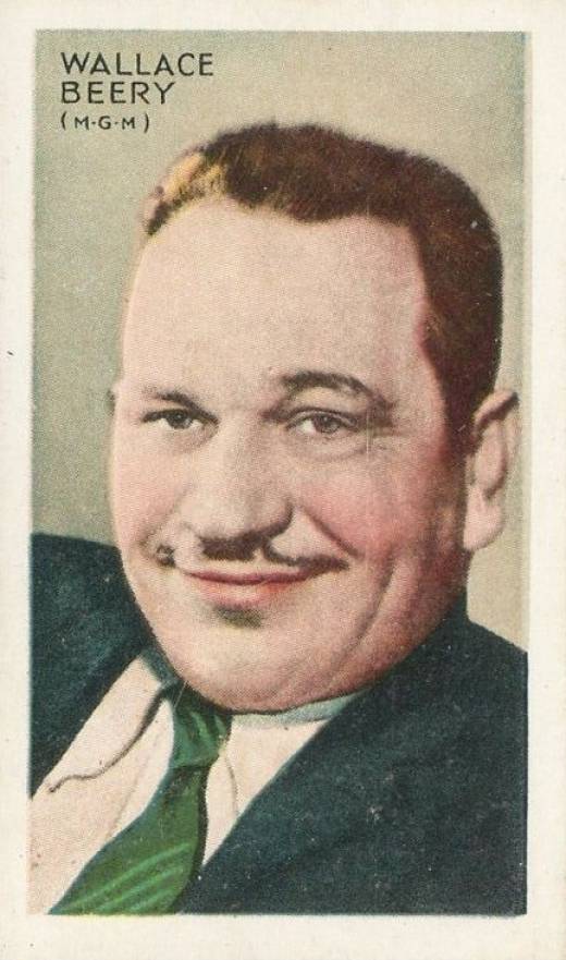 1934 Gallaher Ltd. Champions of Screen & Stage Wallace Berry #18 Non-Sports Card