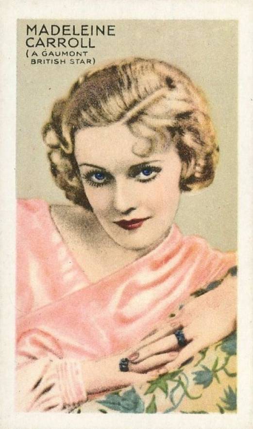 1934 Gallaher Ltd. Champions of Screen & Stage Madeleine Carroll #26 Non-Sports Card