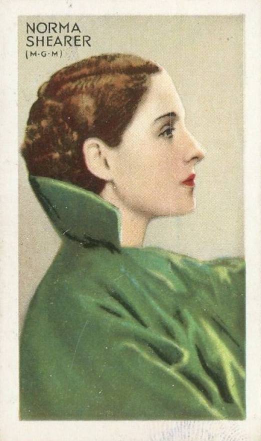 1934 Gallaher Ltd. Champions of Screen & Stage Norma Shearer #28 Non-Sports Card