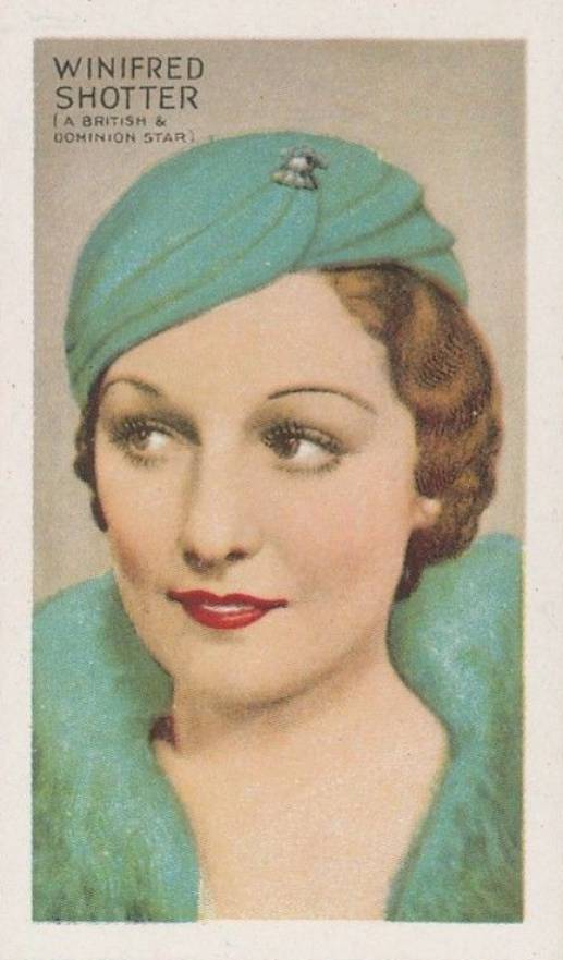 1934 Gallaher Ltd. Champions of Screen & Stage Winifred Shotter #32 Non-Sports Card