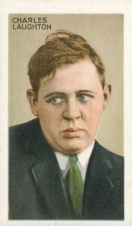 1934 Gallaher Ltd. Champions of Screen & Stage Charles Laughton #42 Non-Sports Card