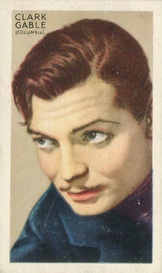 1934 Gallaher Ltd. Champions of Screen & Stage Clark Gable #46 Non-Sports Card