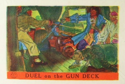 1936 Jolly Roger Pirate Cards Duel on the Gun Deck # Non-Sports Card